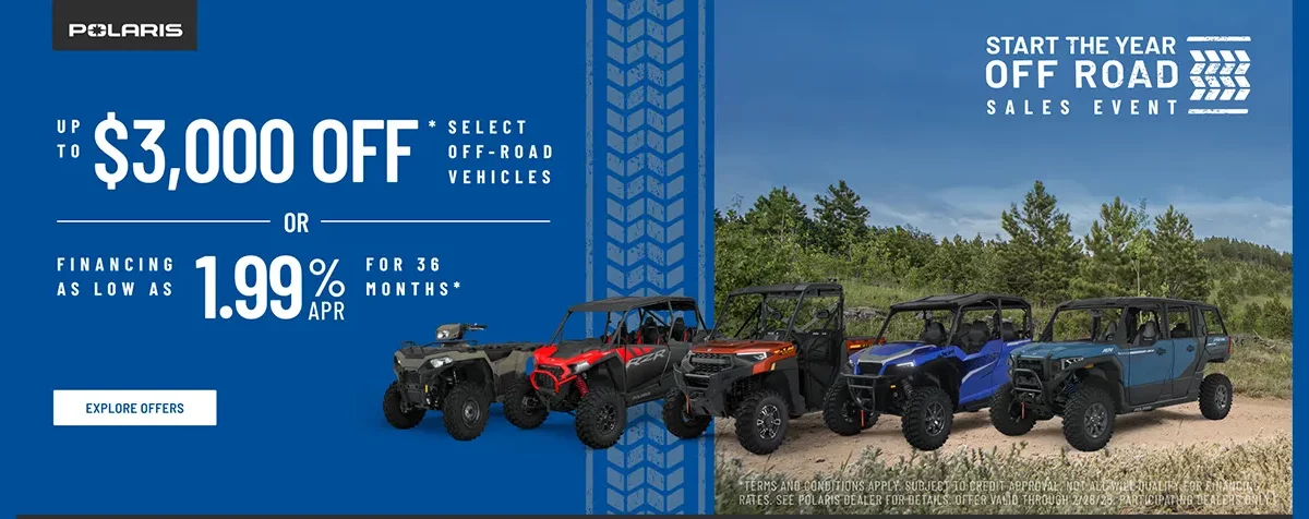 Start The Year Off-Road Sales Event – ORV